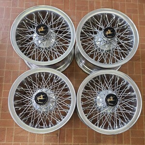 当時物　WISER　ワイザー　ワイヤーホイール　16インチ　7J+30　8J+45　4/5H-114.3　中古