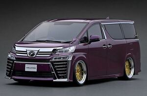 ignition Model イグニッションモデル IG1674 30系 ヴェルファイア 1/18 Toyota Vellfire ZG Purple Metallic パープルメタリック 紫 IG