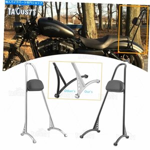 20 ハーリースポーツスターXL 1200 883 2004-2021のための背の高い乗客のSissy Barの背もたれ20 Tall Passenger Sissy Bar Backrest For