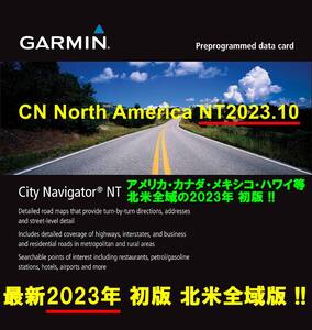 ◆最新 2023年版ガーミン(Garmin)用 北米（アメリカ）全域カバー版地図◆CN North America NT2023.10 All♪3D+速度取締フル版◆