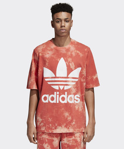 20%OFF(M-S) セットアップ adidas タイダイ Tシャツ ショート パンツ 赤 アディダス ショーツ ハーフ 半袖 半ズボン ファレル オリジナルス