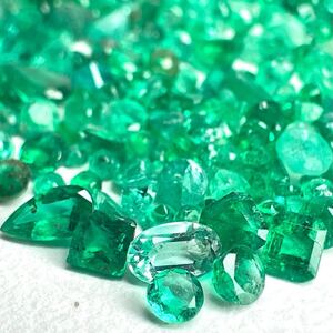 1円〜!!小粒!!（天然エメラルドおまとめ20.5ct）j 約4.1g ルース 裸石 宝石 ジュエリー jewelry emerald ベリル w3 タ9