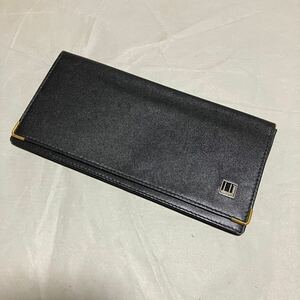 ⑧ 【dunhill / ダンヒル】 レザー / 二つ折り 長財布 / 札入れ