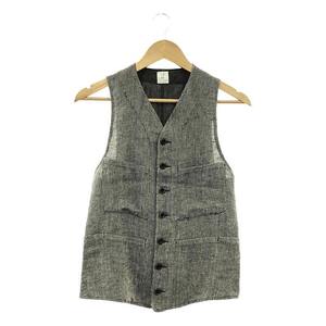 ANATOMICA / アナトミカ | SAGAN VEST リネン サガンベスト | XS | ブラウン | メンズ