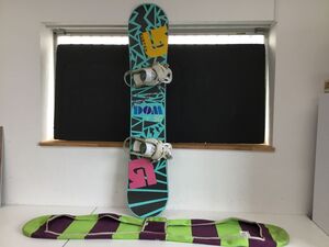 ●代PTB143-200B BURTON バートン スノーボード 板 2008 ビンディング / KNIT COVER ニットカバー 付き /a