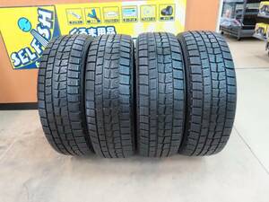 ☆ダンロップ ウインターマックス WM01 185/65R15 スタッドレス タイヤ 15インチ 2015年製造 4本 中古 DUNLOP WINTER MAXX STUDLESS☆