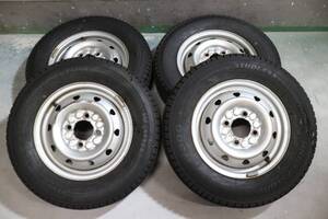 BRIDGESTONE ブリヂストン W300 145/80R12 軽トラ 箱バン等　タイヤホイールセット　No37