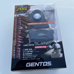 GENTOS ジェントス LEDヘッドライト ヘッドウォーズ 200lm 新品未使用！