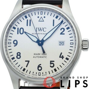 インターナショナルウォッチカンパニー IWC マーク 18 IW327012 箱 保証書 SS/革 メンズ時計 ホワイト 仕上げ済