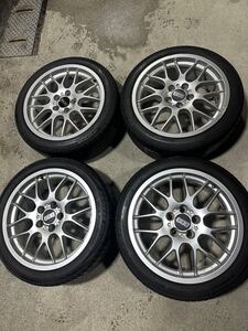 BBS RX 8j +40 PCD114.3 5穴 18インチ　215/45R18タイヤセット