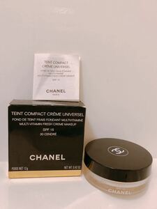 CHANEL シャネル タン コンパクト クリーム ユニヴェルセル 30 CENDRE サンドレ ファンデーション 12g 廃盤レア商品