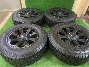 LEXXEL WHEEL 16インチ16x7.0j ET 35 Gj0040PCD 114.3 ヨコハマ ホイールセット バリ山 アルミホイール 5H LT235/70R16