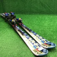 雪C-097 サロモン スキー板 155cm プレドリル インク漏れあり