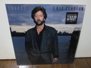 sealed 未開封 US-original August [analog] Eric Clapton アナログレコード vinyl