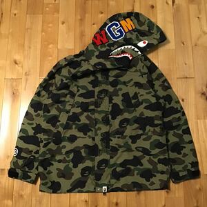 ★2XL★ シャーク パーカー スノボ ジャケット a bathing ape shark hoodie snow board jacket BAPE 1st camo エイプ ベイプ XXL yi8