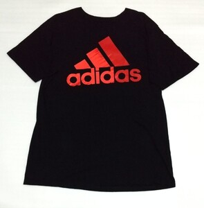 ☆adidas.com サイズL 半袖Tシャツ THE GO-TO TEEスポーツBIGラバー プリント パフォーマンス ロゴ ウェア ファッション ティー アディダス