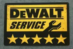 N⑦　送料込み※新品/レトロブリキ看板/アンティーク DEWALT 1枚