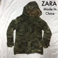 ZARA モッズコート　迷彩　ミリタリー  中国製