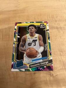 Panini donruss optic basketball rookie sp NBA トレカ keyonte george Utah jazz ユタ ジャズ キヨンテ ジョージ prizm holo silverRC