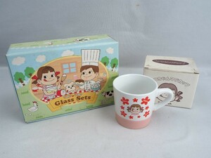 4N240415　ペコちゃん マグカップ Peko Poko ペコ ポコ Glass Sets グラスセット まとめ 未使用/長期保管