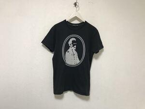 本物ローグスギャラリーROGUESGALLERYユナイテッドアローズコットンプリント半袖Tシャツメンズサーフアメカジミリタリー黒ブラックXS