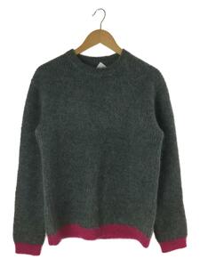 uniform experiment◆セーター(厚手)/1/モヘア/GRY/UE-189083/18AW/MOHAIR CREW NECK KNIT