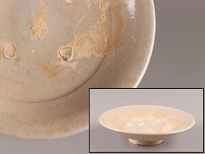 古美術 朝鮮古陶磁器 高麗青磁 皿 時代物 極上品 初だし品 C9369