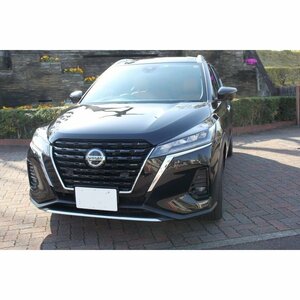 キックス (LED車) P15 R2年6月～ NISSAN KICKS アイライン (G42ピュアブラック) 塗装済 左右セット 新品 (NO.447)