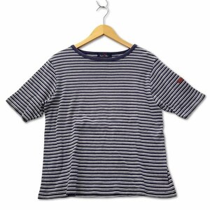 イーストボーイ EAST BOY コットン ボーダー Tシャツ カットソー 15 ネイビー レディース