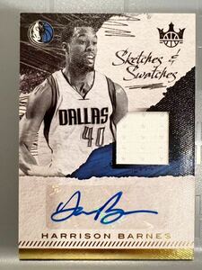 激レア Auto Jersey Panini Harrison Barnes ハリソン・バーンズ NBA 直筆 サイン バスケ ユニフォーム Kings Warriors ウォリアーズ 優勝