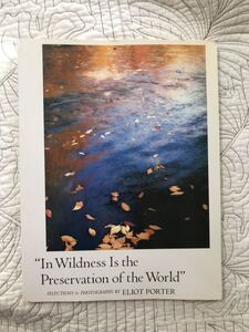 写真集「In Wildness Is the Preservation of the World / Eliot Porter 」エリオット・ポーター　写真集