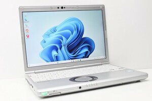 1円スタート ノートパソコン Windows11 WPS office搭載 中古 Panasonic レッツノート CF-SV7 メモリ8GB 第8世代 Core i5 SSD256GB 12.1イン