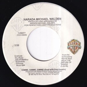 Narada Michael Walden - Gimme Gimme Gimme (Duer with Patti Austin) / Wear Your Love (A) SF-M650