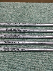 FUJIKURA SHAFT ROMBAX 6E08 アイアン用 6〜Pw 5本セット Rフレックス シャフト 20240121 フジクラ ランバックス 