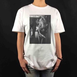 新品 レトロ セクシー グラマラス バニーガール プレイメイト モノクロ Tシャツ S M L XL ビッグ オーバー サイズ XXL~5XL ロンT パーカー