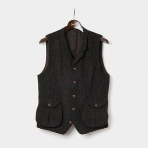 未使用　オルゲイユ　ORGUEIL Harris Tweed Gilet【OR-4239】ハリスツイードジレ　３８Ｍサイズ