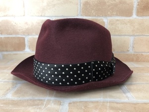 WACKO MARIA×東京 HAT ROCKERS ワコマリア ハット ボルドー L 111367313＃2