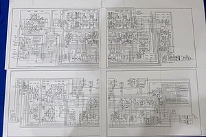 TechnicsテクニクスSU-A8コントロールアンプ完全図面プリアンプSUA8設計図ペア/セパレートアンプ/パワーアンプSE-A7メインアンプ回路図あり