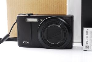 ★良品★ リコー RICOH CX4 ブラック ★元箱付き★ コンパクトデジタルカメラ #B82120130