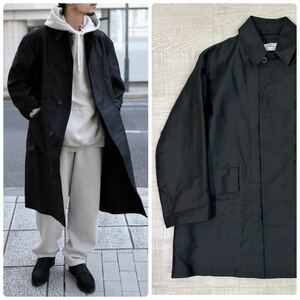 21aw 2020 OUTIL ウティ MANTEAU MIERY ブラック モールスキン コート サイズ 3 定価79.200円