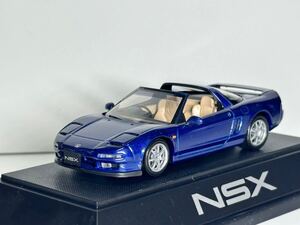 EBBRO 1/43 ホンダ NSX タイプT ロングビーチブールーパール 青 中期型 エブロ ミニカー NSX-T 