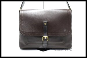 希少美中古■LOUIS VUITTON ユタ オマハ レザー ショルダーバッグ ルイヴィトン■1024su29982