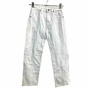 Wrangler デニムパンツ W28 ラングラー 13MWZ ホワイト メキシコ製 古着卸 アメリカ仕入 2309-685