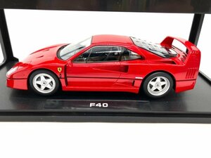 【え沖】 ★36 KKスケール KKscale フェラーリ FERRARI F40レッド 1/18 モデルカー ミニカー MDZ01MNB76