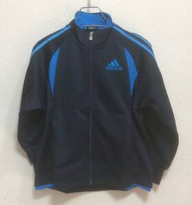 新品 adidas アディダス ジャージ 140サイズ ダークネイビー ジム ヨガ ランニング トレーニングウェア