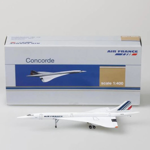 【1/400】コンコルド エール フランス ダイキャスト フィギュア ★ AIR FRANCE Concorde 航空機 模型 1976 airliner 【15cm】