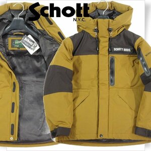 新品1円～★Schott N.Y.C ショット レディース ツートーン ダウンパーカー フリーサイズ ダウンジャケット 2TONE DOWN PARKA ◆S1065◆