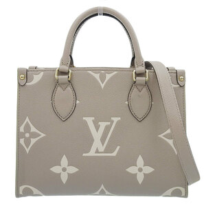 ルイヴィトン LOUIS VUITTON モノグラム・アンプラント オンザゴーPM 2WAYバッグ トゥルトレールクレーム M45779 中古 新入荷 LV1442