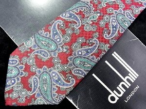 ♪今週の特売980円～♪2914♪良品【dunhill】ダンヒル【ペイズリー 柄】ネクタイ♪