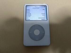 【動作品】iPod classic 30GB　MA002J/A1136